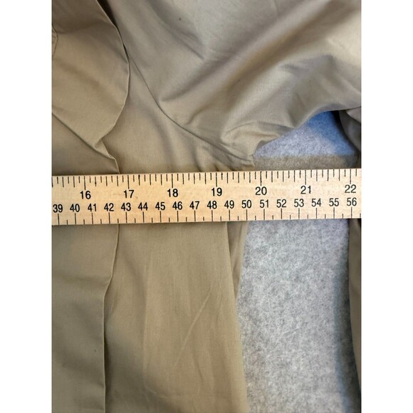 Commense Fair Square Khaki Button Down Shirt Long Sleeve Blouse Size M - Picture 6 of 7